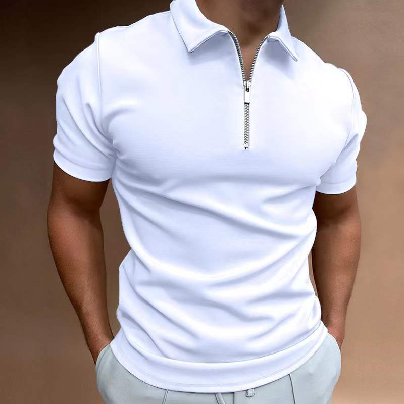 Men's Printed Polo Shirt, Loose Fit (photo 2)