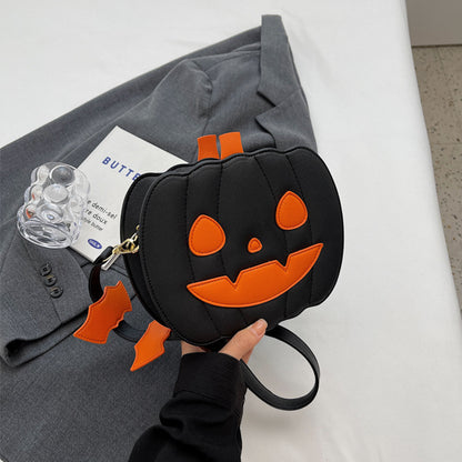 Pumpkin and Bat Crossbody Bag (photo 13)