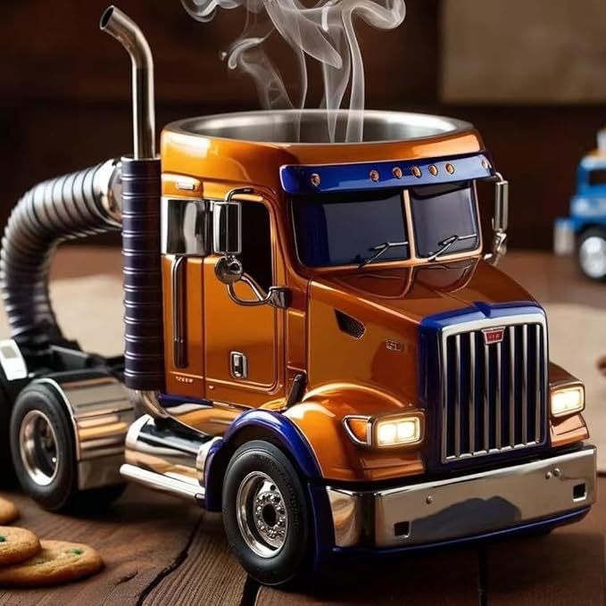 Semi Truck Shaped Coffee Mug, 11 oz (photo 4)