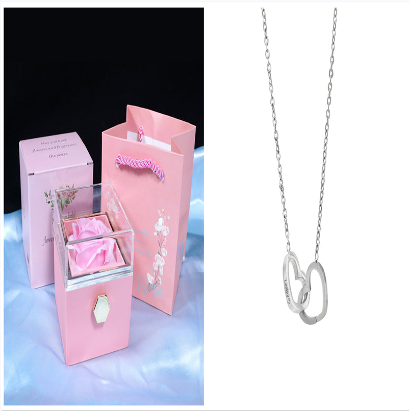 Rotating Soap Rose Jewelry Gift Box (photo 27)
