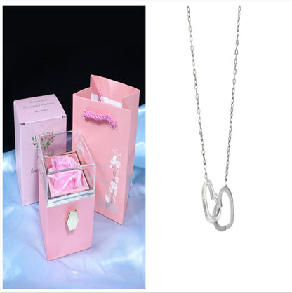 Rotating Soap Rose Jewelry Gift Box (photo 27)