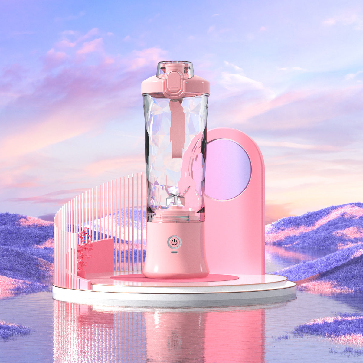 USB Rechargeable Portable Blender, 600 ml (photo 7)