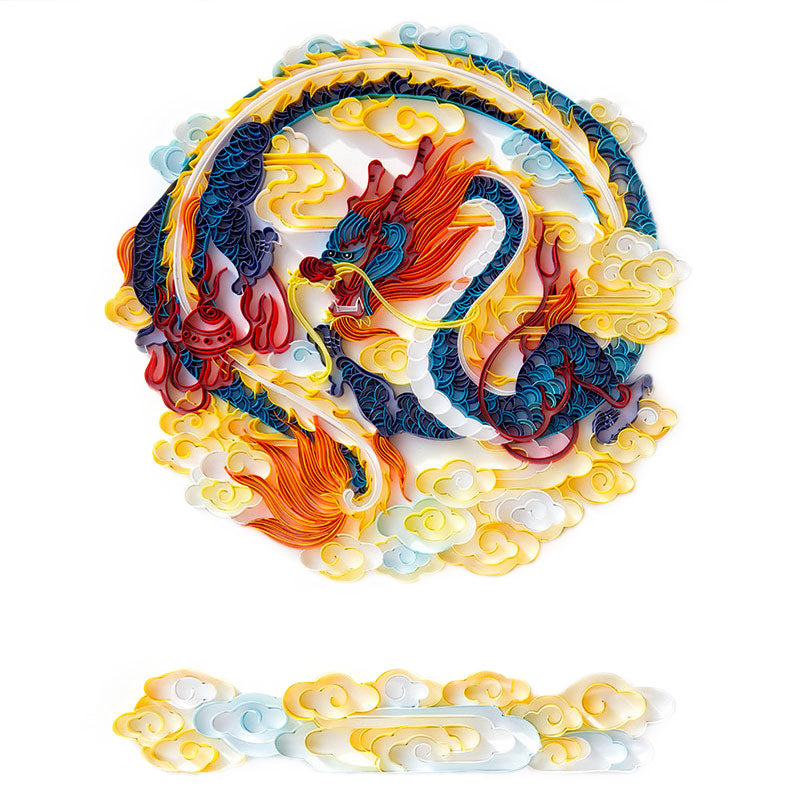 Paper Quilling Art Kit, 40 x 50 cm, Animal and Bird Designs (photo 10)