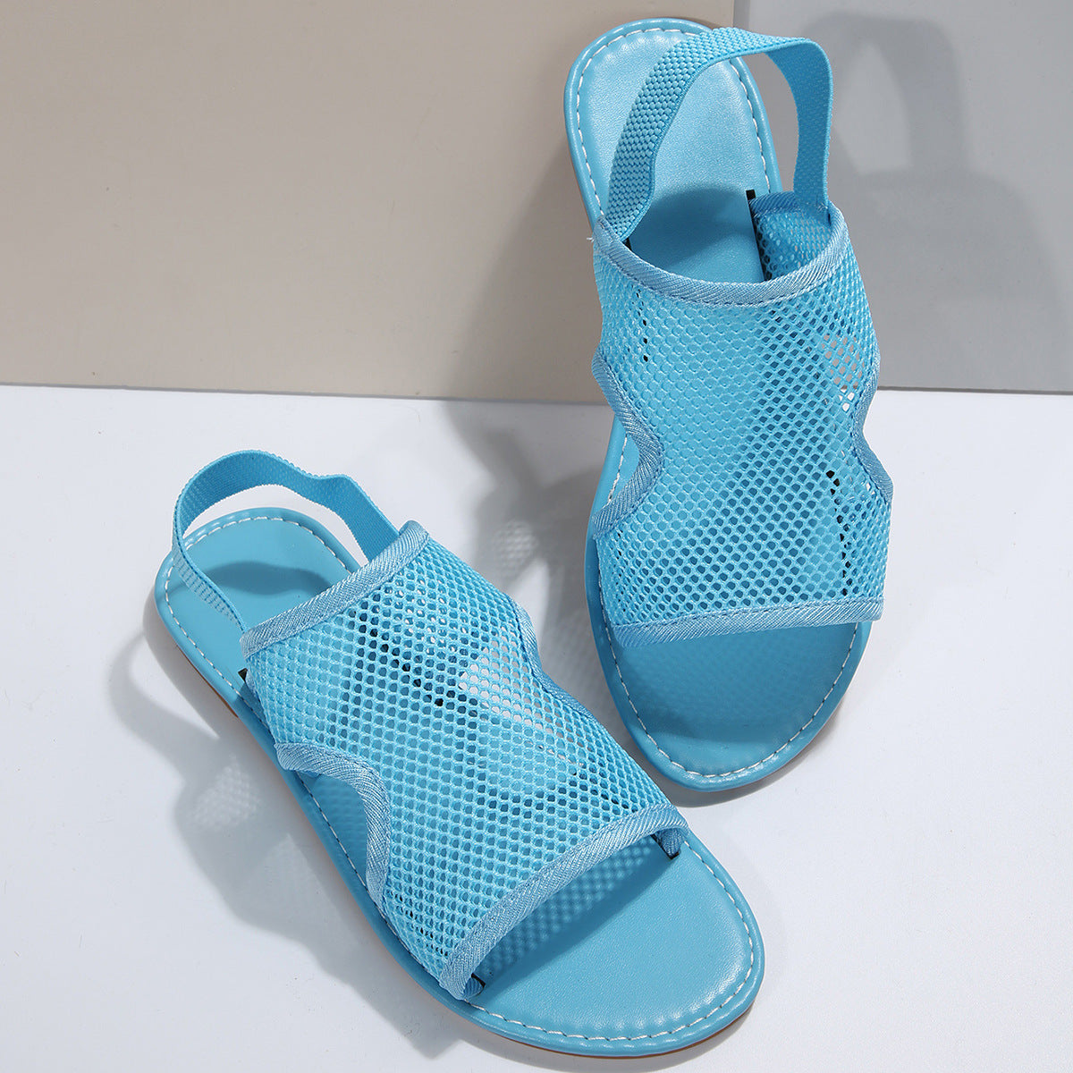 Breathable Mesh Flat Sandals (photo 9)