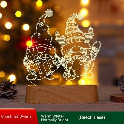 Christmas 3D Acrylic LED Night Light (photo 10)