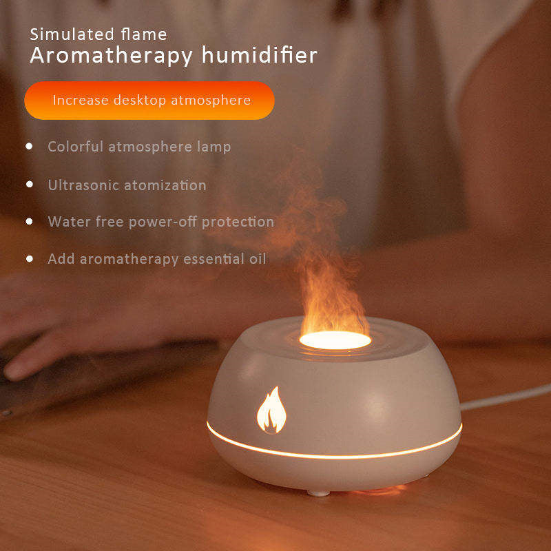 Flame Effect Mini Humidifier and Aroma Diffuser, 130 ml (photo 4)