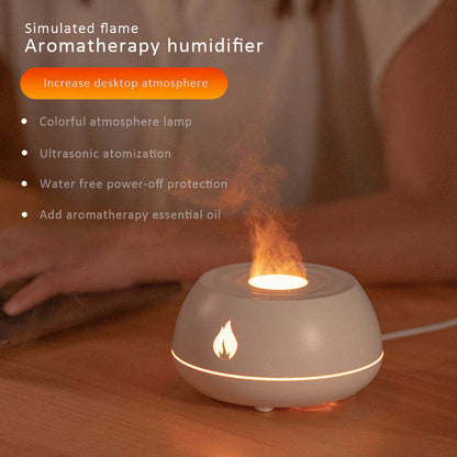 Flame Effect Mini Humidifier and Aroma Diffuser, 130 ml (photo 4)