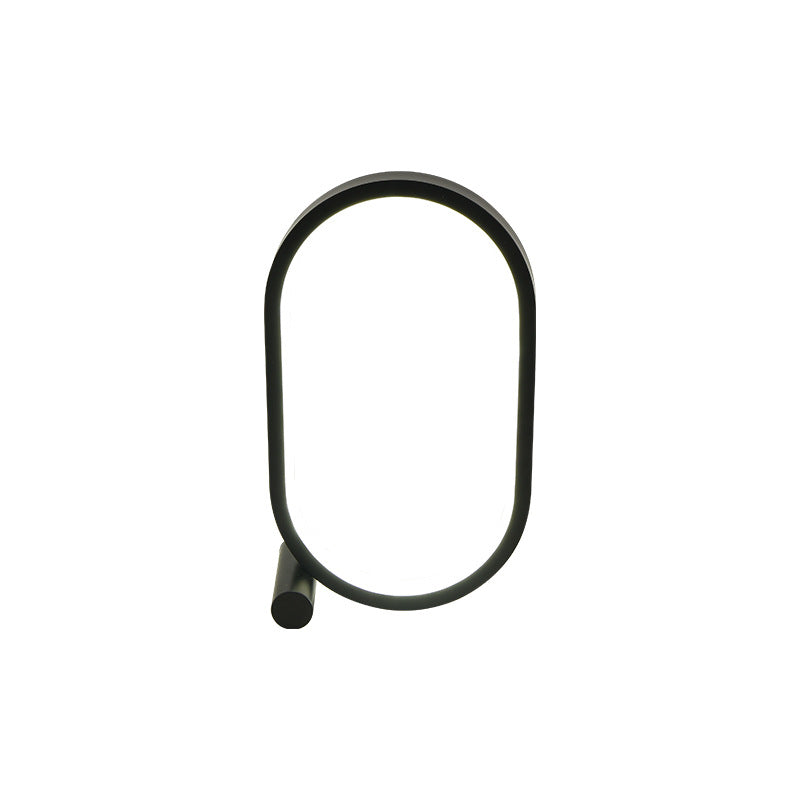 Oval Ring LED Table Lamp, USB, Touch, Button or Remote Control (photo 11)