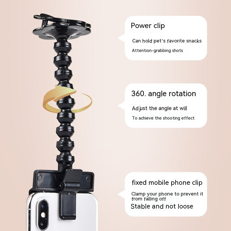 Pet Selfie Phone Clip with Treat Holder (photo 9)