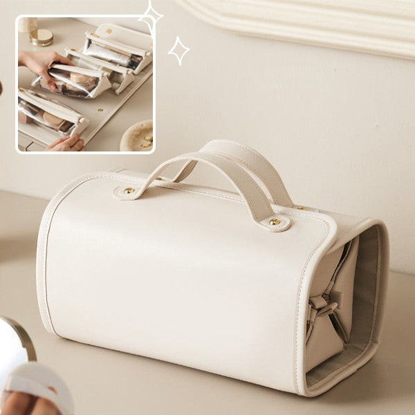 Foldable Large Cosmetic and Toiletry Bag