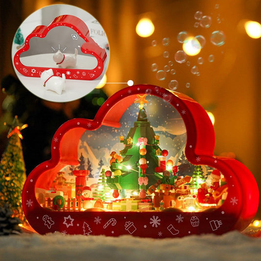 Building Block Cloud Mirror Night Lamp