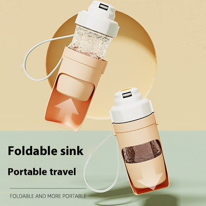 2-in-1 Travel Dog Water and Food Bottle with Lanyard (photo 11)