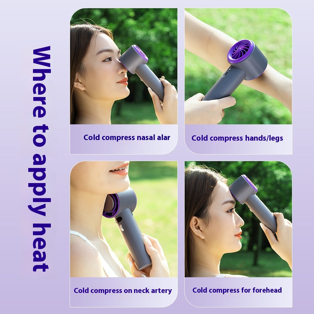 Rechargeable Handheld Turbo Fan with Cooling Plate Option (photo 9)