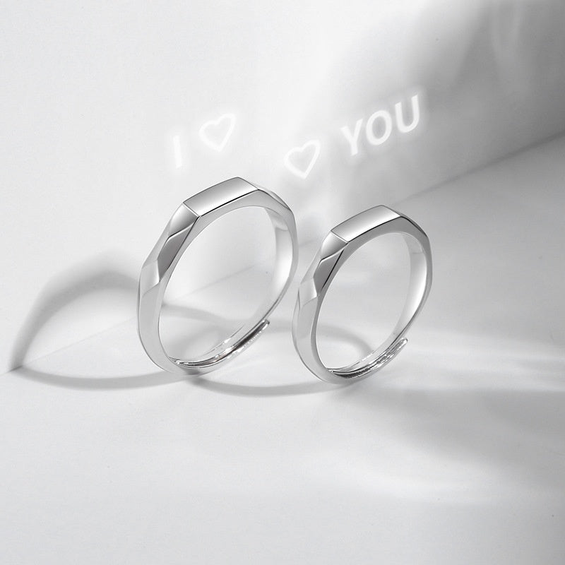 Adjustable Hidden Message Light Projection Ring (photo 3)