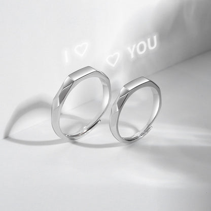 Adjustable Hidden Message Light Projection Ring (photo 3)