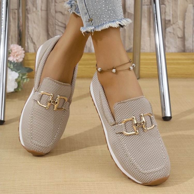 Women's Canvas Low-Top Flat Sneakers (photo 7)