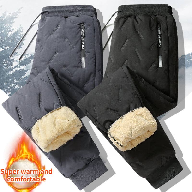 Men's Fleece-Lined Thermal Sweatpants (photo 2)