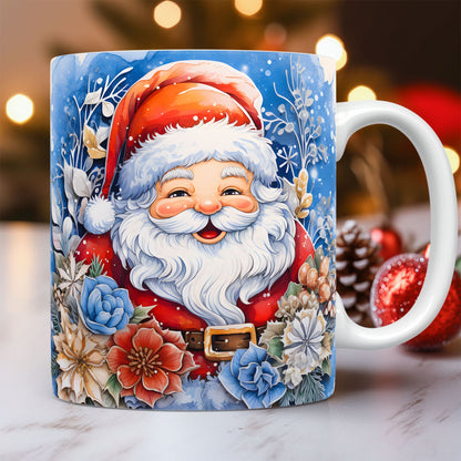 3D Santa Christmas Ceramic Mug, 325 ml (photo 11)
