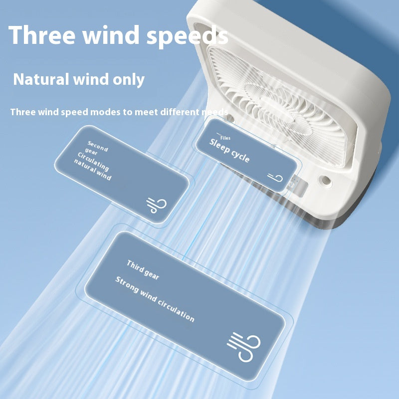 USB-C Mini Air Cooler Fan with 3 Mist Nozzles (photo 5)