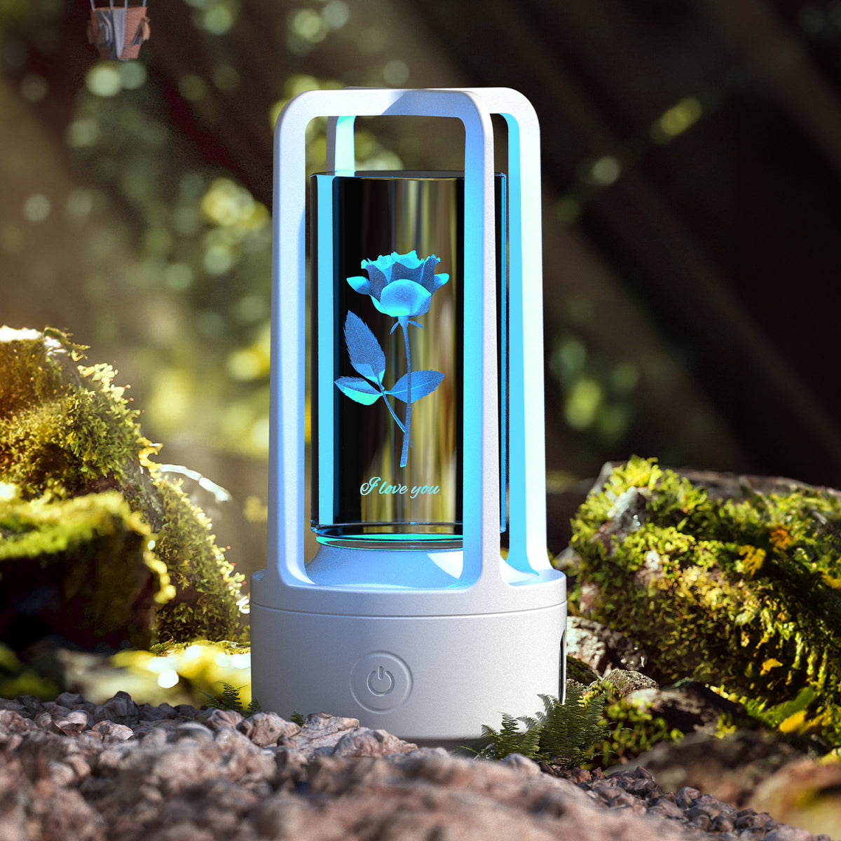 Acrylic or Crystal Night Lamp with Bluetooth Speaker (photo 12)