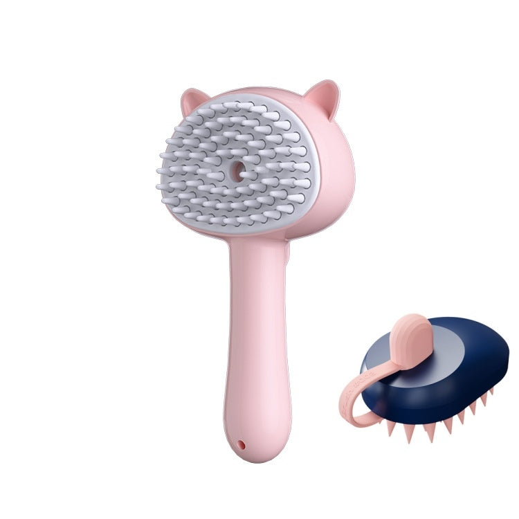 Rechargeable Self-Cleaning Pet Mist Slicker Brush (photo 27)