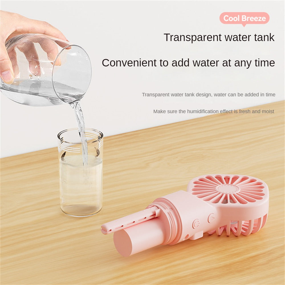 Rechargeable Handheld Mist Spray Fan (photo 8)
