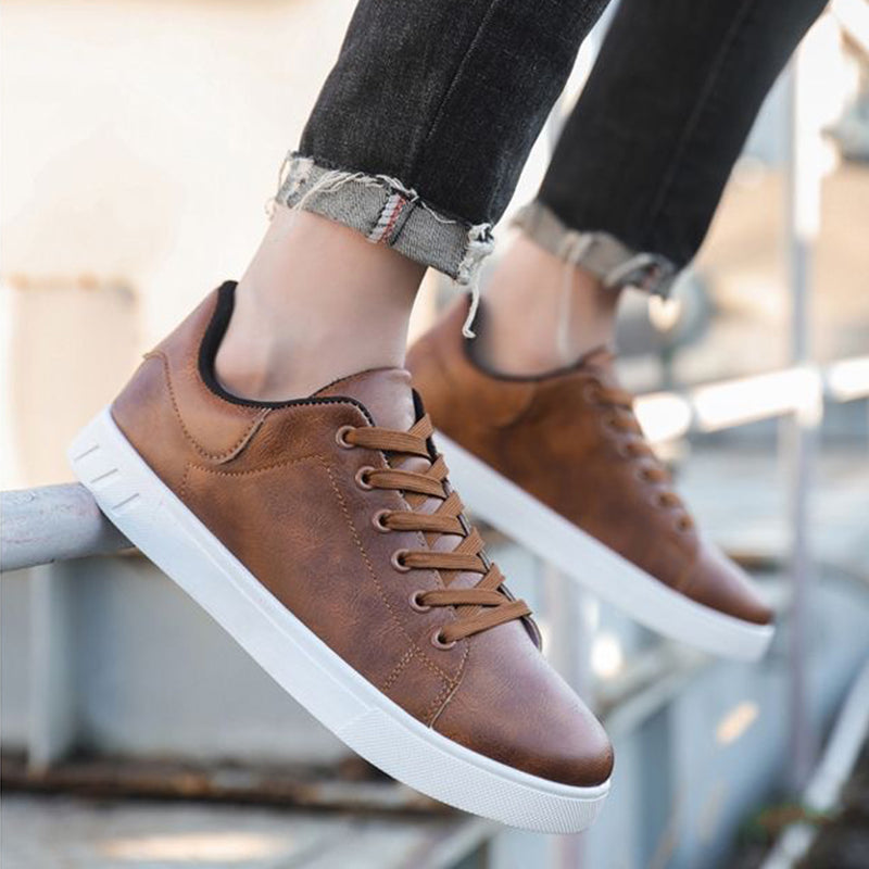 Men's Lace-Up Casual Flat Shoes (photo 2)
