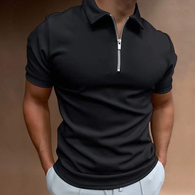 Men's Printed Polo Shirt, Loose Fit (photo 5)