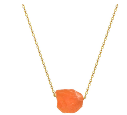 Stone Crystal Point Pendant Necklace (photo 10)