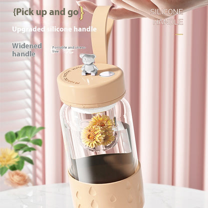 Glass Tea Infuser Tumbler with Magnetic Filter, 500 ml (photo 5)