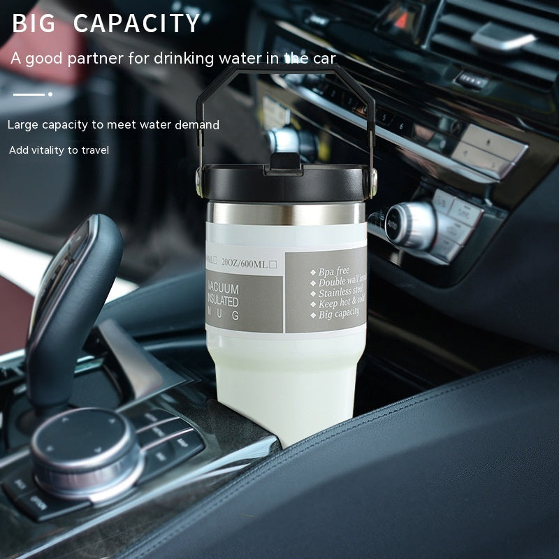 30 oz Insulated Stainless Steel Tumbler with Handle (photo 5)