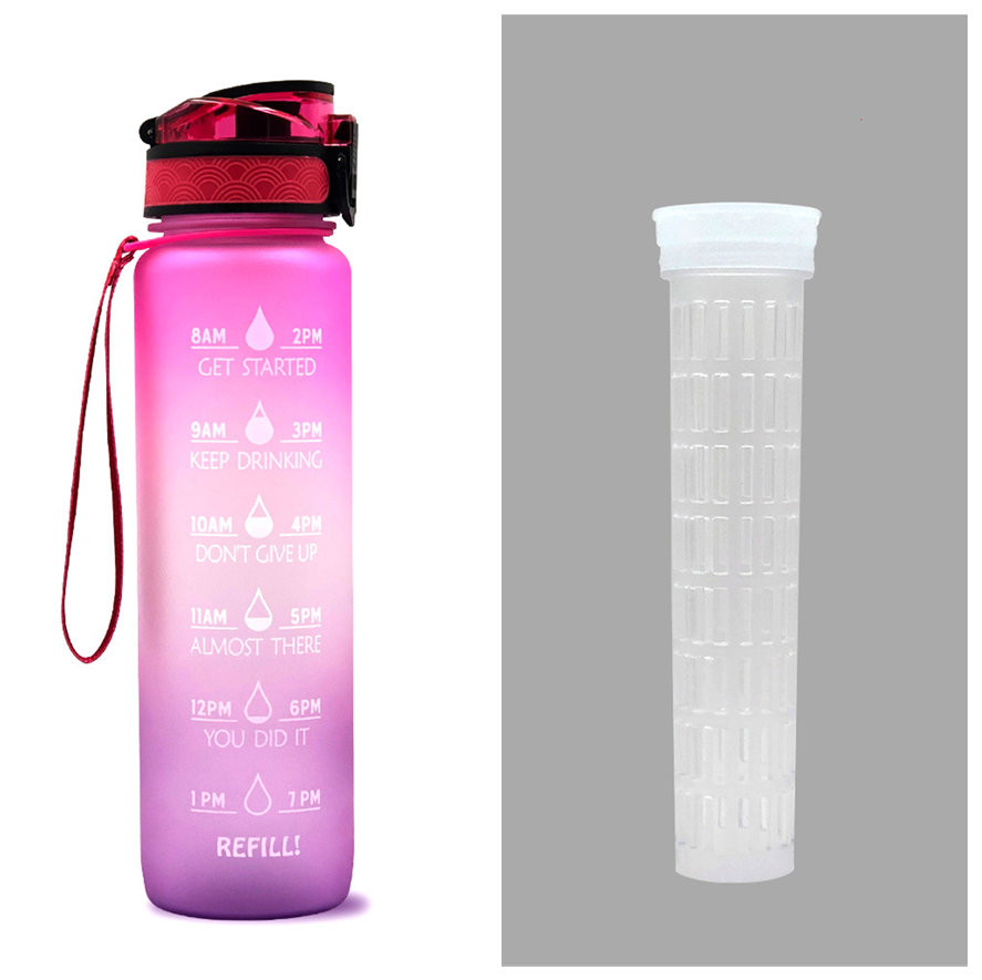 1 L Tritan Water Bottle with Time Markers (photo 35)