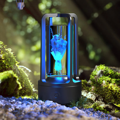 Acrylic or Crystal Night Lamp with Bluetooth Speaker (photo 19)