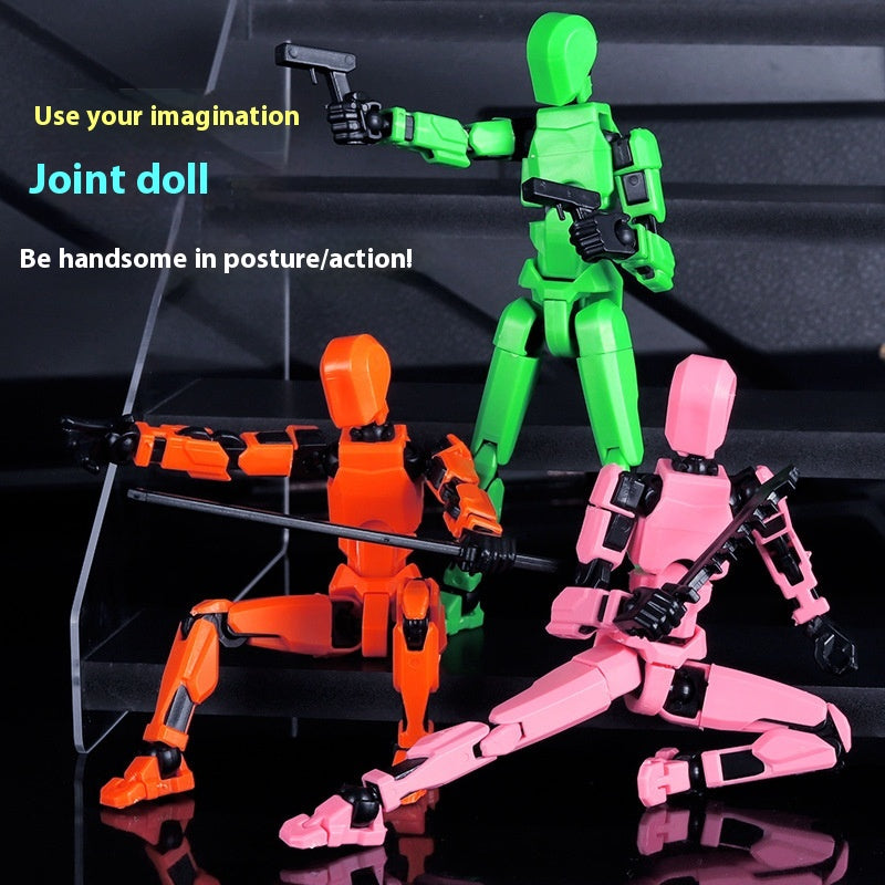 3D-Printed Articulated Robot Figure (photo 2)