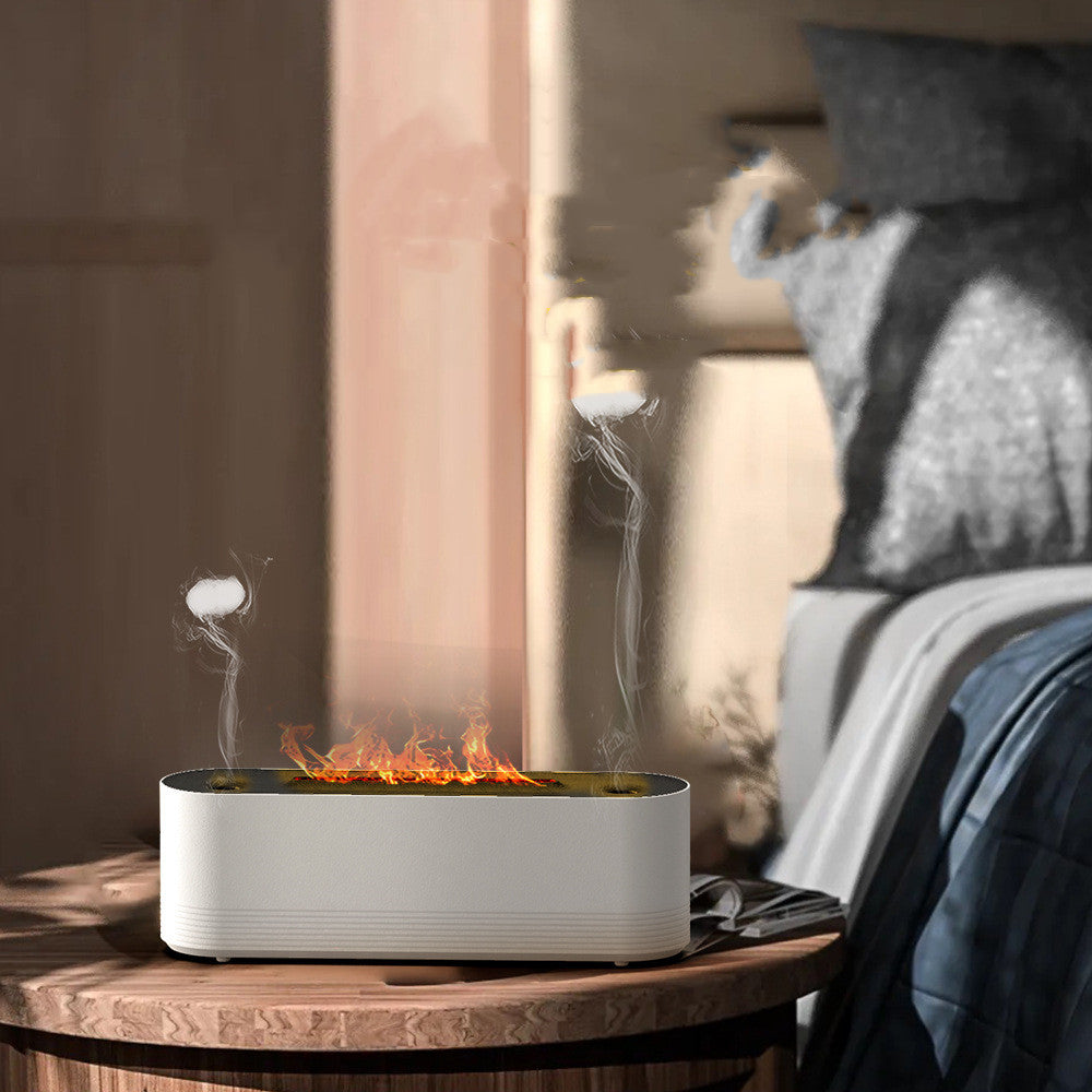 Flame Humidifier and Aroma Diffuser with 7 Colors (photo 9)