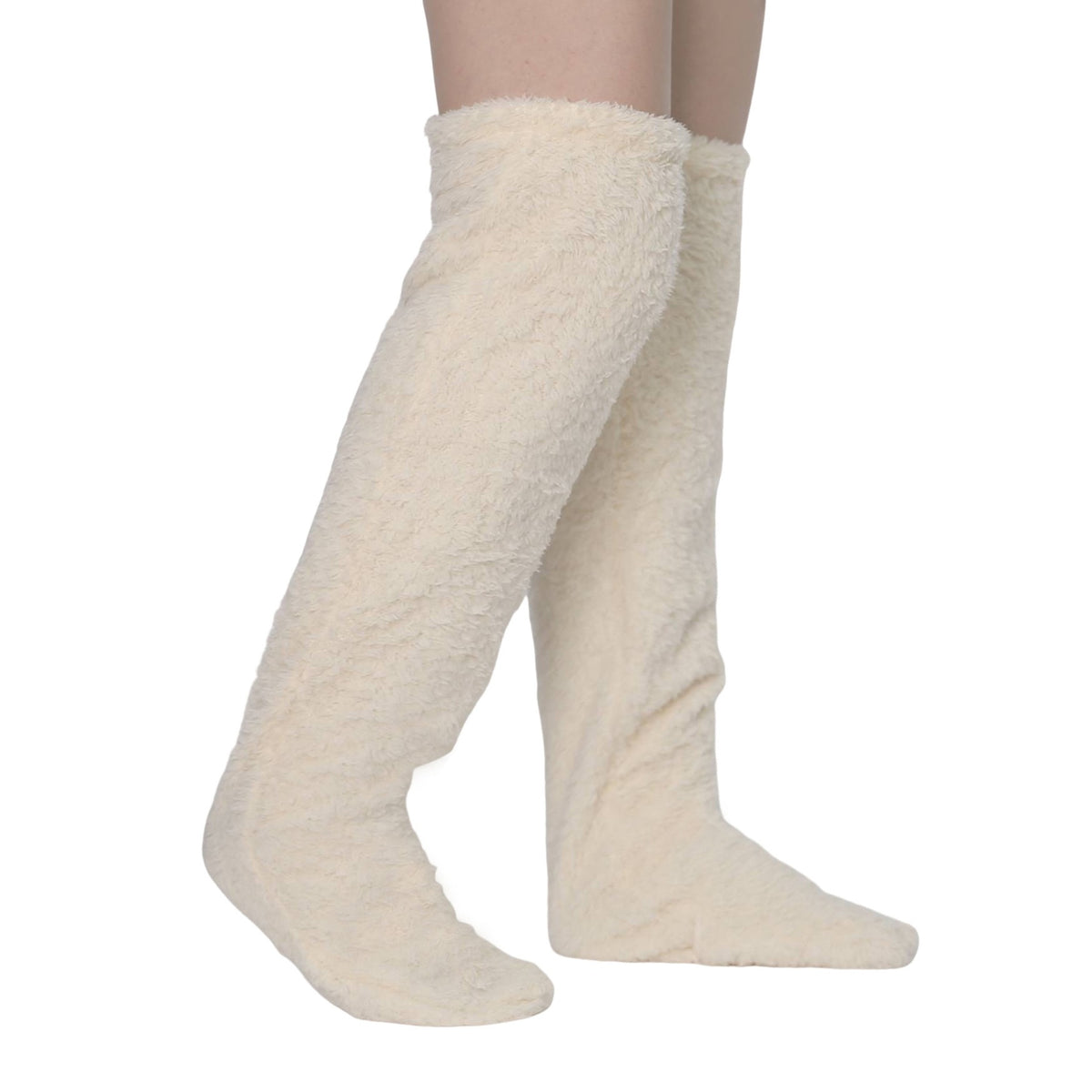 Over-the-Knee Fuzzy Long Socks (photo 47)