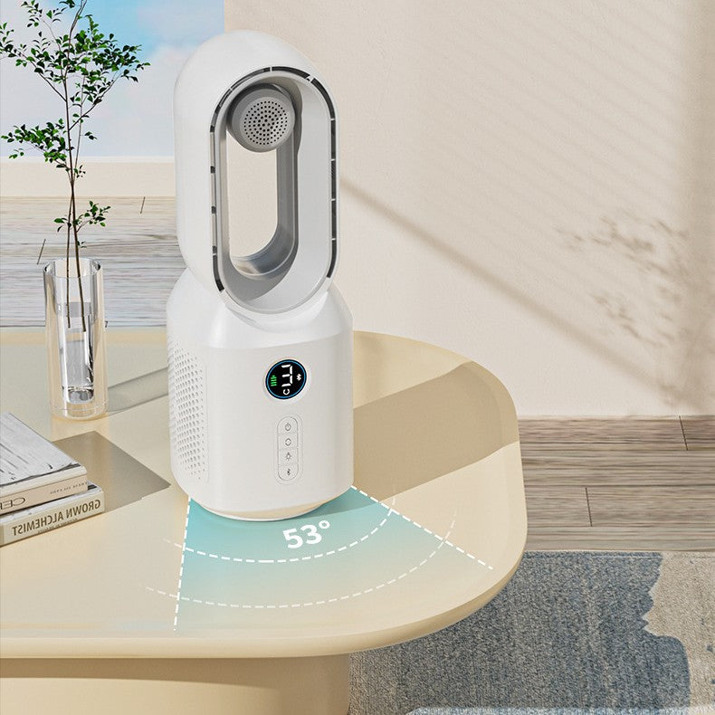 Bladeless Rechargeable Fan with Night Light, With or Without Bluetooth Speaker (photo 7)