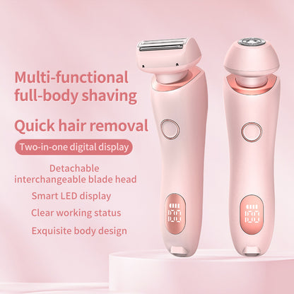 2-in-1 Women's Rechargeable Shaver and Trimmer (photo 3)
