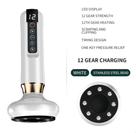 Electric Cupping and Gua Sha Body Massager, Rechargeable (photo 14)