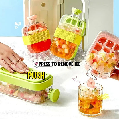 Quick Ice Cup Mold with Straw, 500 or 800 ml