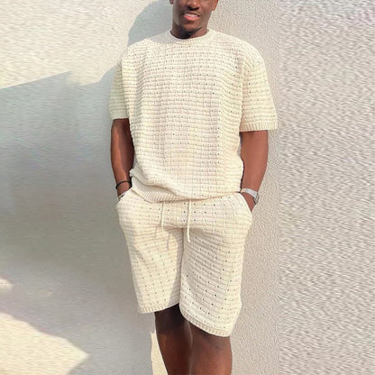 Men's 2-Piece Summer Shirt and Shorts Set (photo 3)