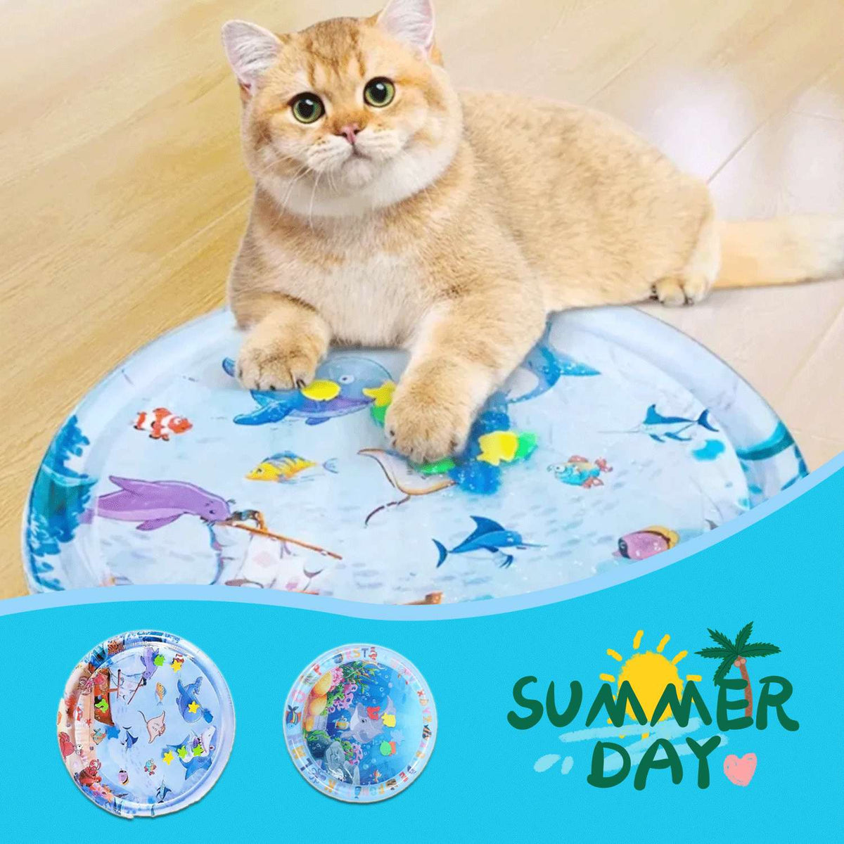 Inflatable Water-Filled Pet Mat, PVC