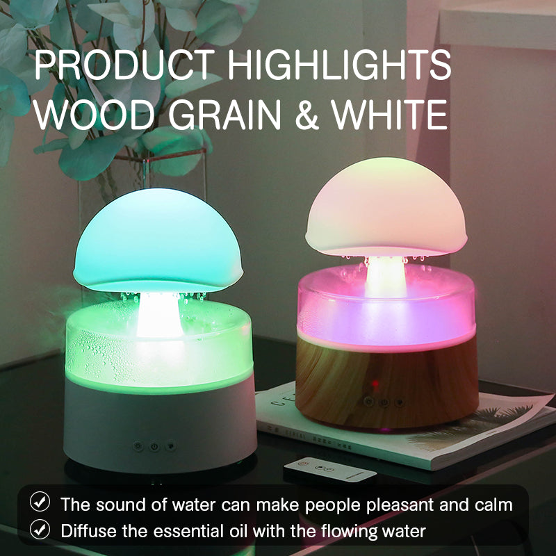 Rain Cloud Humidifier with Remote, 500 ml