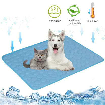 Ice Silk Pet Mat for Dogs and Cats, XS to 2XL