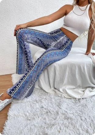Women's Stretch Printed Slim Pants (photo 21)