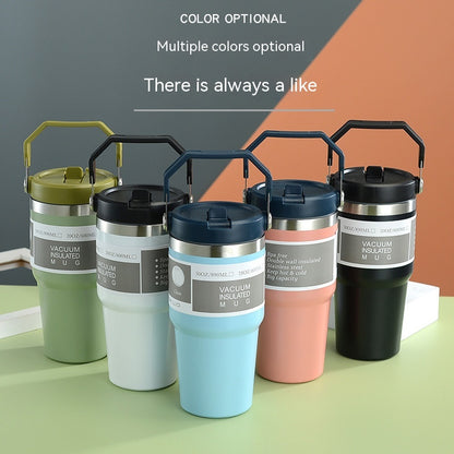 30 oz Insulated Stainless Steel Tumbler with Handle (photo 3)