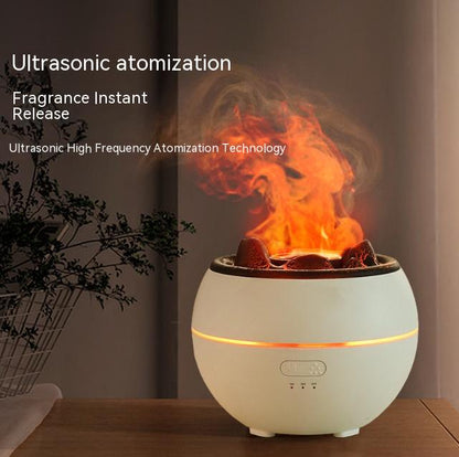 Flame Effect Aroma Diffuser with Timer, 300 ml (photo 9)