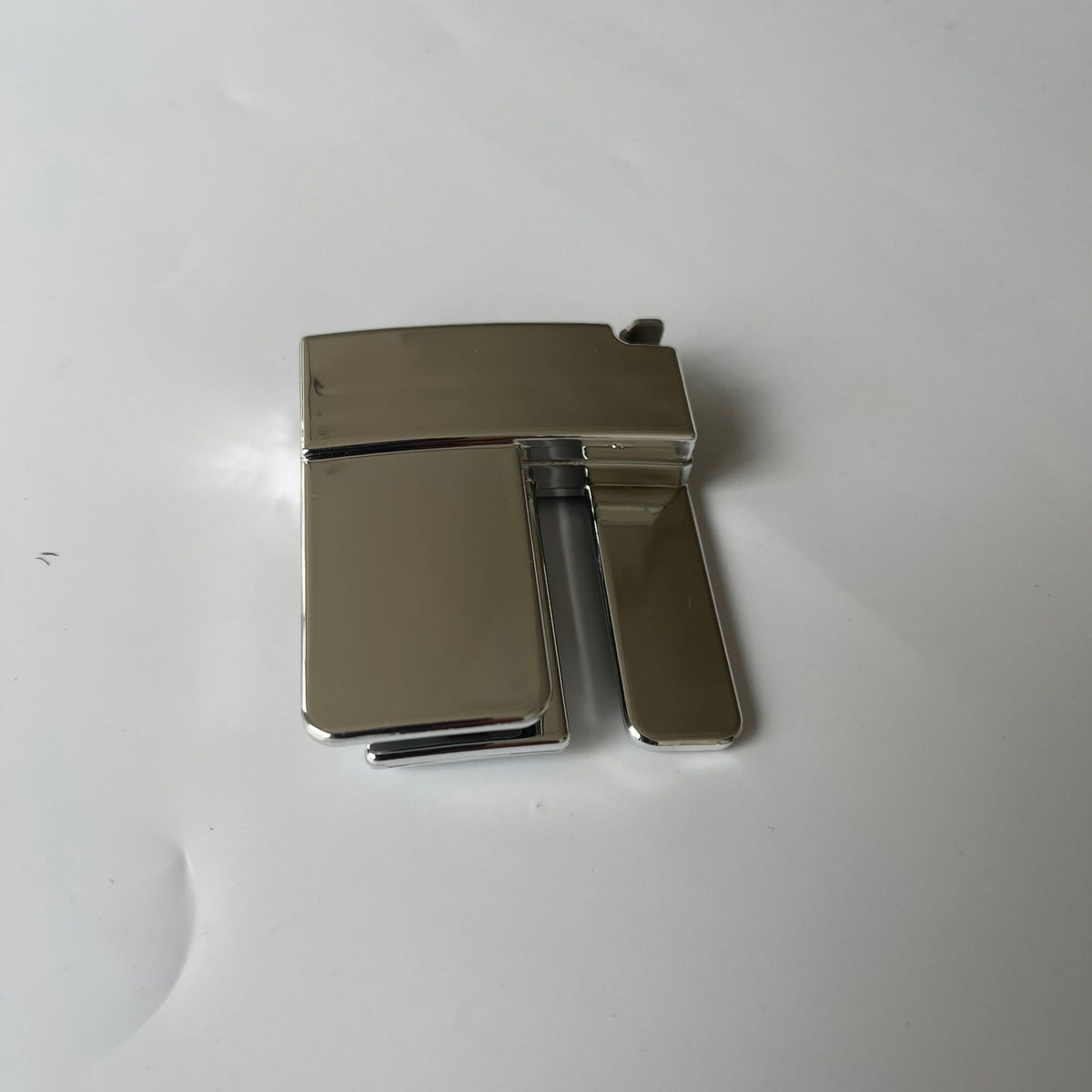 No-Belt Waistband Tightening Buckle, Metal or ABS – Silver, ABS