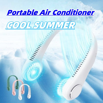 Bladeless Hands-Free Neck Fan, USB Rechargeable