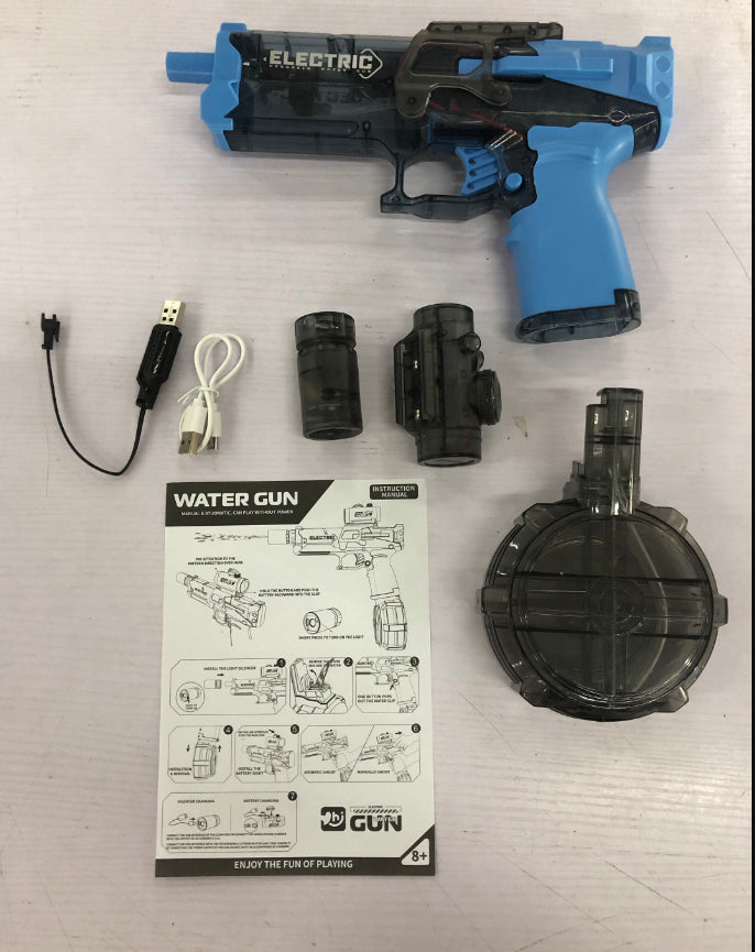 Electric Water Blaster Toy with Light, USB Rechargeable (photo 10)